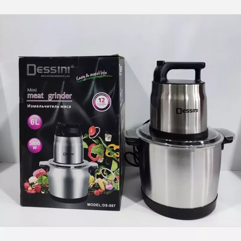 خردکن 6لیتری دسینی اصل(سایز بزرگ) مدل 987