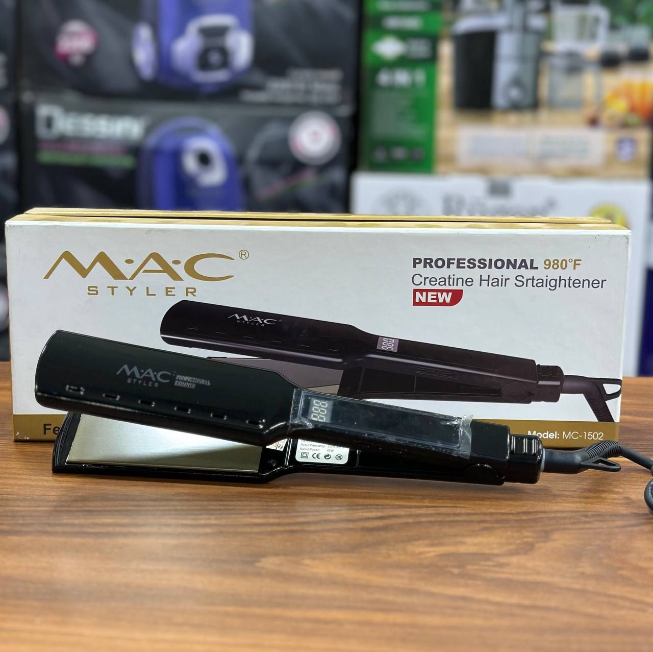 اتو مو حرفه ای کراتین تراپی مک استایلر مدل Mac1502 .