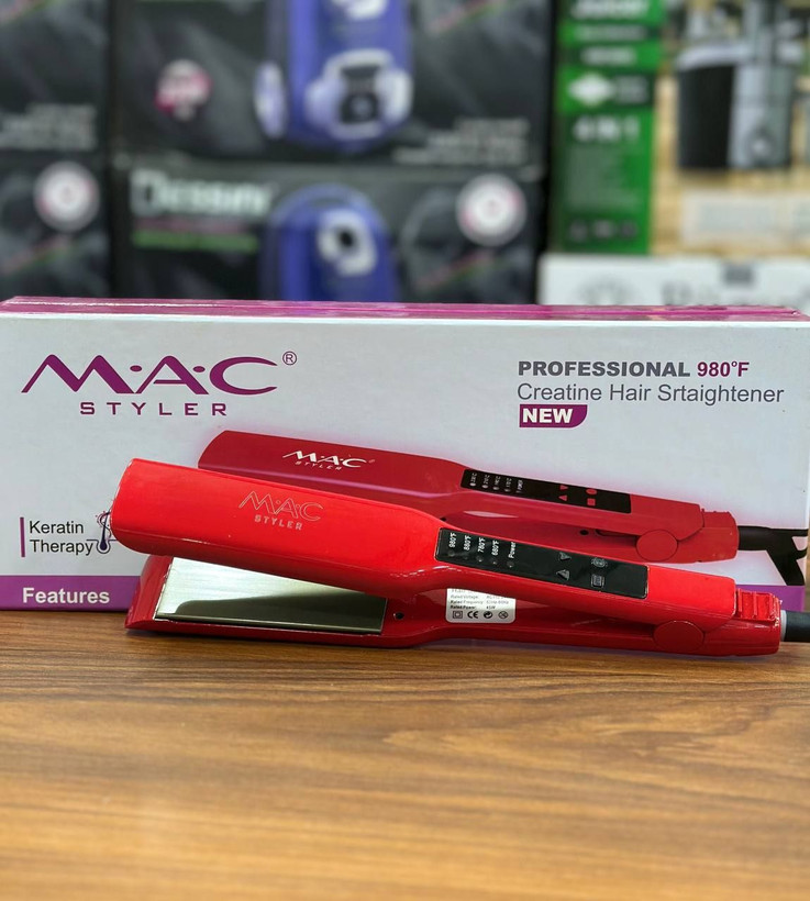 اتو مو حرفه ای کراتین تراپی مک استایلر مدل Mac1607 .